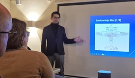 Carlos Turner bei seinem Vortrag